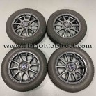 JDM Weds Velva Charge 15" Wheels with Snow Tires